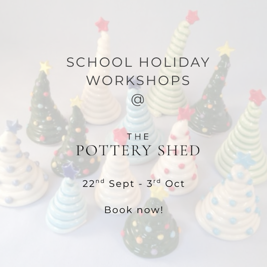 School Holiday Pottery 7-12 years (Sept 2025)
