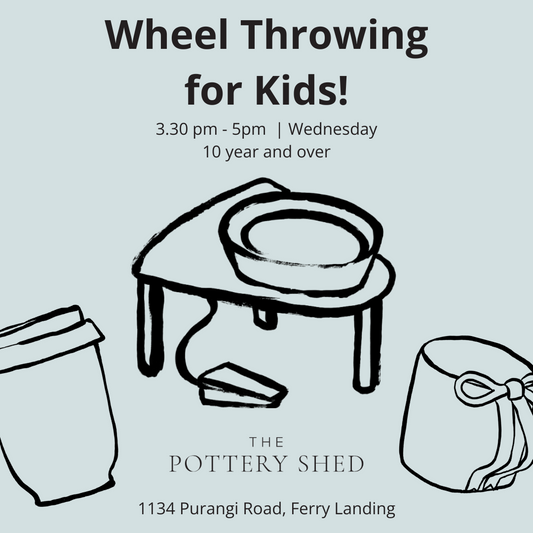 Wheel Throwing for Kids - 10 years & over